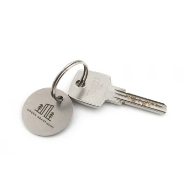 Metal Keychain - DORA Steel 1mm thick - size: 30x30mm - BM035