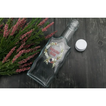 Wedding Bottle for Alcohol - UV Digital Print - 200ml Capacity - BUT015