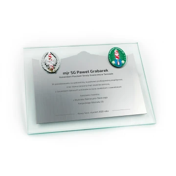Certificate of Recognition - Horizontal - Engraving and Colorful Logos - DUV046