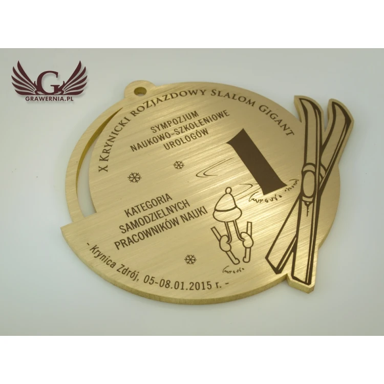 Metal Medals in Three Colors (Brass, Steel, Copper) - Dimensions 93x88mm - MGR091