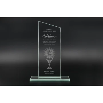 CULTI 2 Glass Trophy - First Holy Communion Souvenir - TSZ060