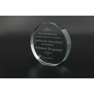 Glass Trophy in Case - Benito - TSZ100