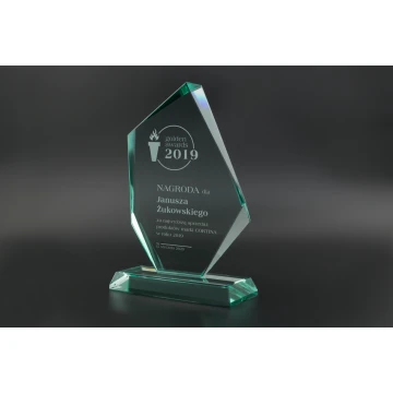 Glass Trophy in Case - OLIMP - TSZ098