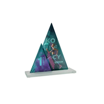 UV Print Glass Trophy - Pascal - TSZ083