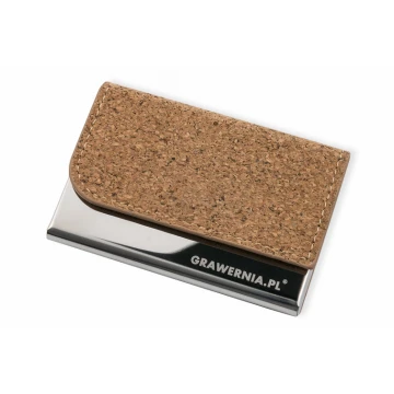 Elena Business Card Holder with Engraving - WZ034