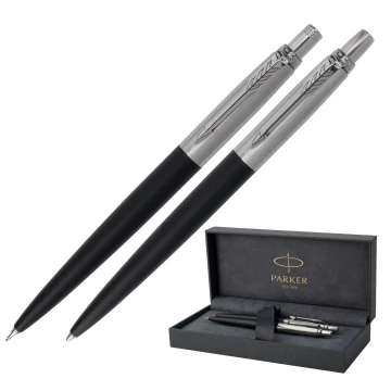 Parker Jotter Bond Street Black Set - pencil and pen - PAR-232-DUO-PRO